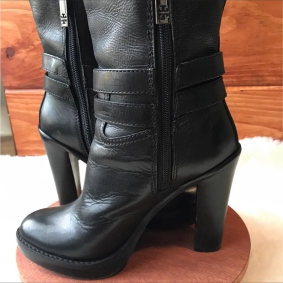 Tory Burch Knee High Heeled Boots - Picture 5 of 12